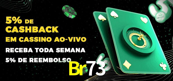 Promoções do cassino ao Vivo Br73